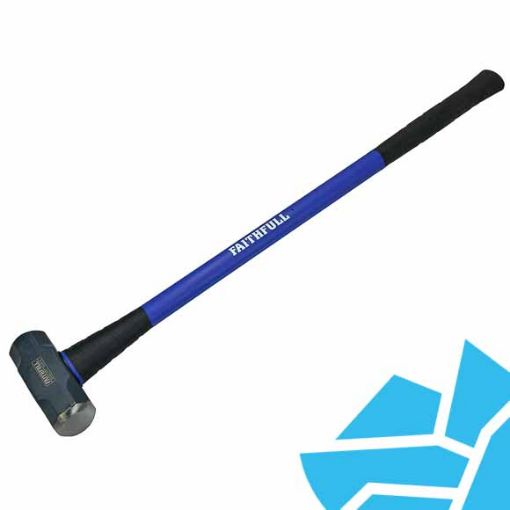 Picture of Faithfull Fibreglass Sledge Hammer 10lb with Free Club Hammer 2.5lb Tool Champions Offer