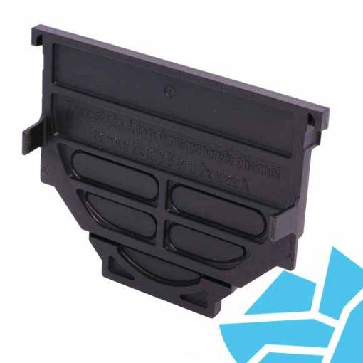 Picture of Aco Hexdrain Black Plastic Endcap