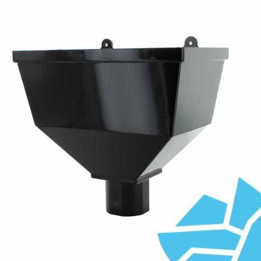 Picture of Hunter BR014 68mm Rainwater Hopper Head Black (Reduced to Clear)