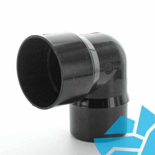 Picture of Hunter BR577 68mm Rainwater 92.5deg Pipe Bend Black (Reduced to Clear)