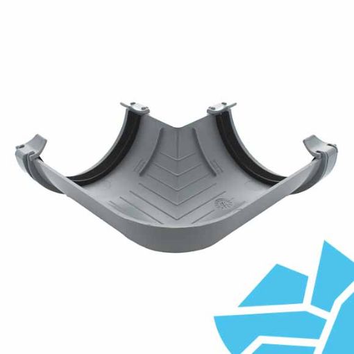 Picture of Hunter GR005 112mm H/R 90deg Angle Grey (Reduced to Clear)