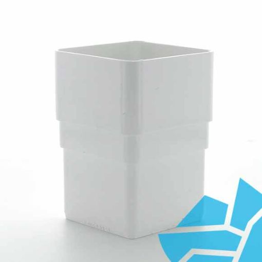 Picture of Hunter WR389 65mm Squareflo Rainwater Pipe Connector White (Reduced to Clear)