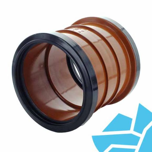 Picture of Hunter DS211 110mm Underground Double Socket Coupling