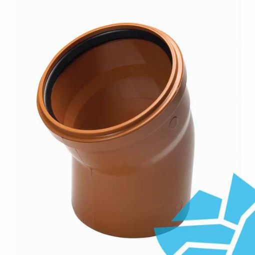 Picture of Hunter DS318 110mm Underground 30deg Bend Spigot Tail