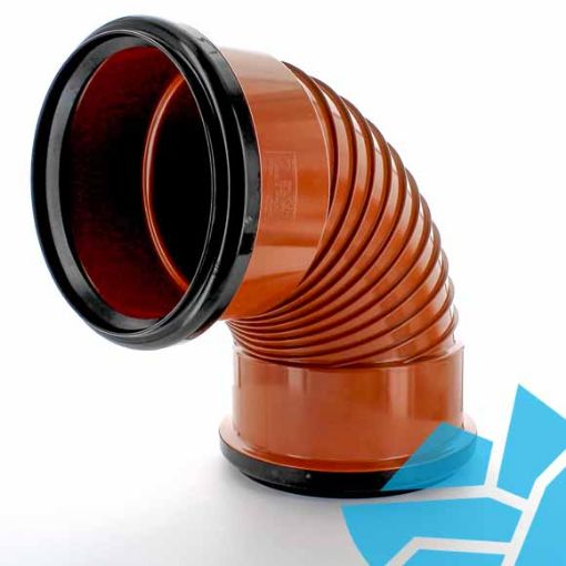 Picture of Hunter DS431 160mm Underground 87.5deg Double Socket Bend (Reduced to Clear)