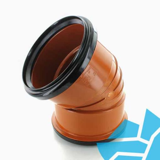 Picture of Hunter DS432 160mm Underground 45deg Double Socket Bend