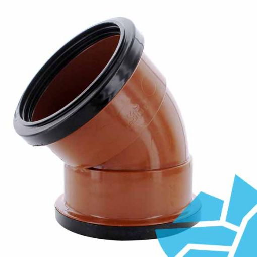 Picture of Hunter DS676 110mm Underground 45deg Double Socket Bend