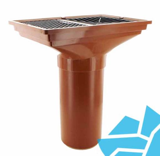 Picture of Hunter DS008 110mm Underground Back Inlet Hopper & Grating