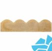 Picture of Bradstone Scalloped Edging 600x150x50mm Buff