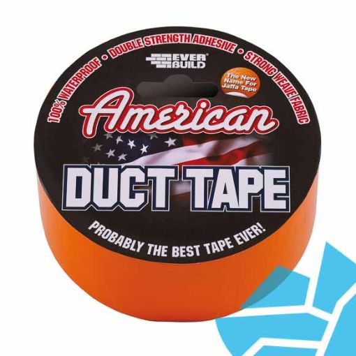 Picture of Everbuild Orange American Duct Tape 50mm x 25m