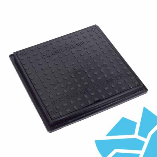 Picture of 300x300mm Solid Top Square to Round Cover & Frame CD300