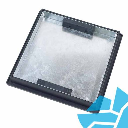 Picture of 300x300x43.5mm Recessed Tray Rubber Seal Cover & Frame T1G3 