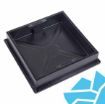 Picture of 300x300x80mm Recessed Square To Round Cover & Frame CD300SR 