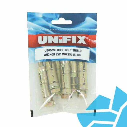 Picture of Unifix M10x10L Loose Bolt Shield Anchor (pk4) UB8015