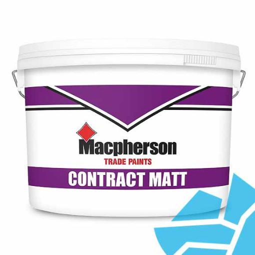 Picture of Macpherson Contract Matt Emulsion Brilliant White 10ltr