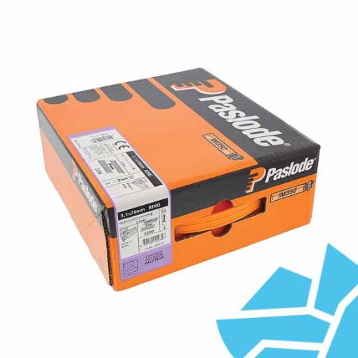 Picture of Paslode 75mm x 3.1mm RG Galv Plus Nail Fuel Pack IM350+ (2200) 141227
