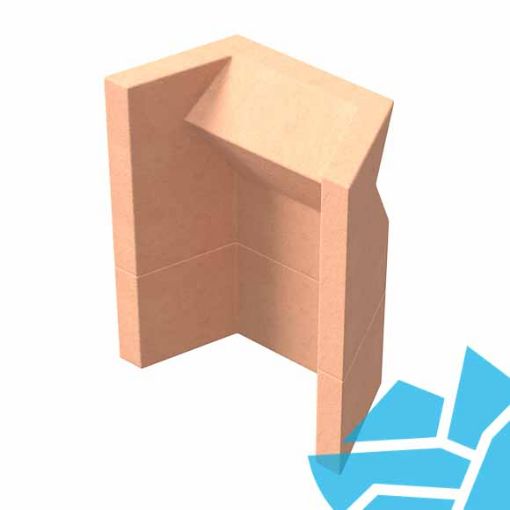 Picture of 450mm Milner Scored Fireback