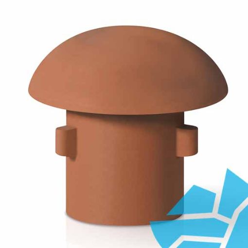 Picture of No.118 Mushroom Top 190mm Ext Spigot (Red)