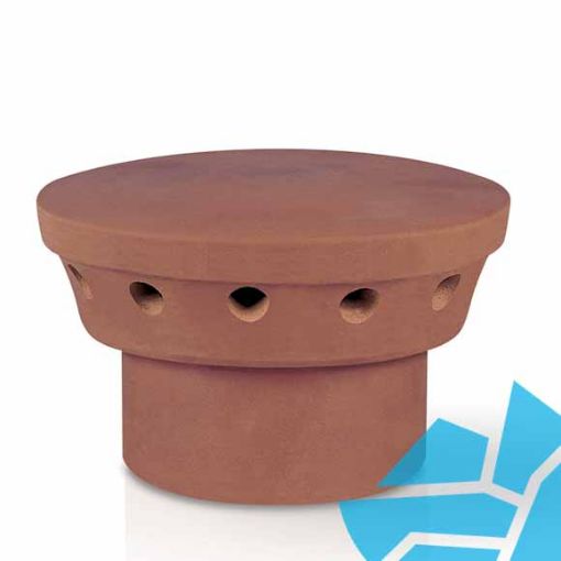 Picture of No.120 Flue Ventilator 190mm spig (Red)