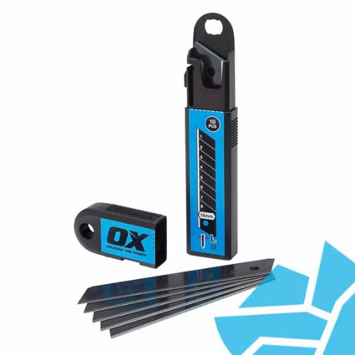 Picture of OX Pro Snap Off Knife Blades 18mm - Pack 10