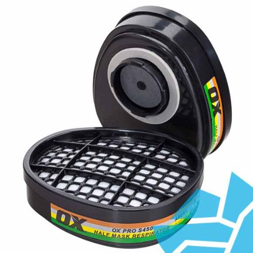 Picture of OX Twin Filter Cartridges in Hang bag - ABEK1 Filters