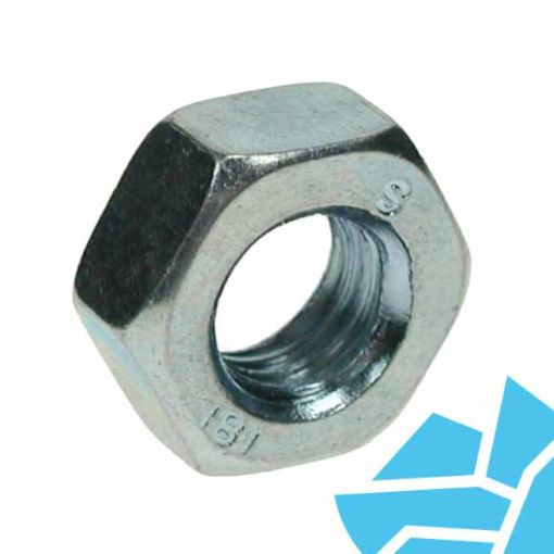 Picture of Unifix M12 BZP Hexagon Nuts (pk8) UB4009