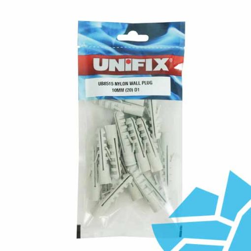 Picture of Unifix 10mm Nylon Wall Plug Pouch (pk70) OJ541532