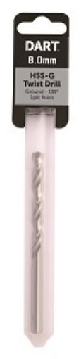 Picture of DART HSS Ground Twist Drill Single 8.0mm