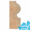 Picture of 25x75 5th Redwood Torus Architrave FSC 