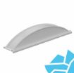 Picture of Hunter WR383 114mm Squareflo 90deg Gutter Angle White (Reduced to Clear)