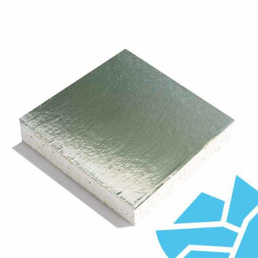 Picture of GTEC Vapour Plasterboard 2400x1200x12.5mm S.E (Foil Back)