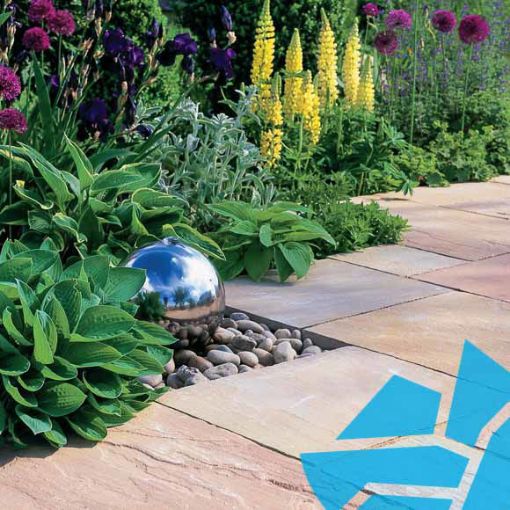 Picture of Stonemarket Marketstone Sandstone 610x610x18mm Sahara Multi