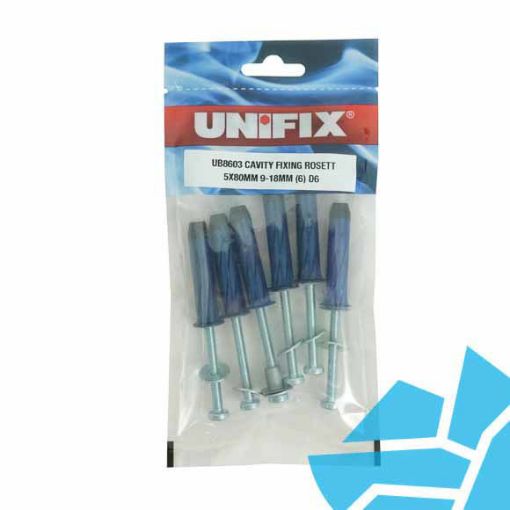 Picture of Unifix Cavity Fixing Rosett 5x55mm (pk6) UB8600 