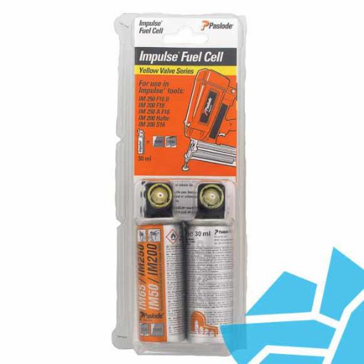 Picture of Paslode Mini Fuel Cell Blister Pack Yellow (Pack 2) 300341