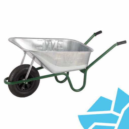 Picture of Deep Pan Professional Galv Wheelbarrow 120ltr Pneumatic Wheel