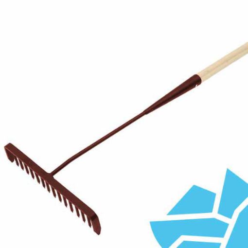 Picture of Faithfull Asphalt Rake 16 Flat Teeth - Tubular Steel Shaft