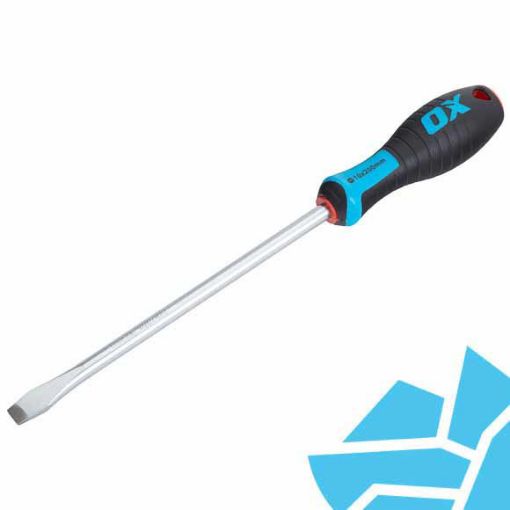 Picture of Ox Pro Slotted Flared Screwdriver 200 x 10mm (Reduced to Clear)