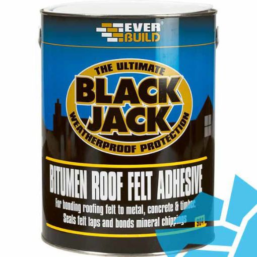 Picture of Black Jack Bitumen Roof Felt Adhesive 5ltr