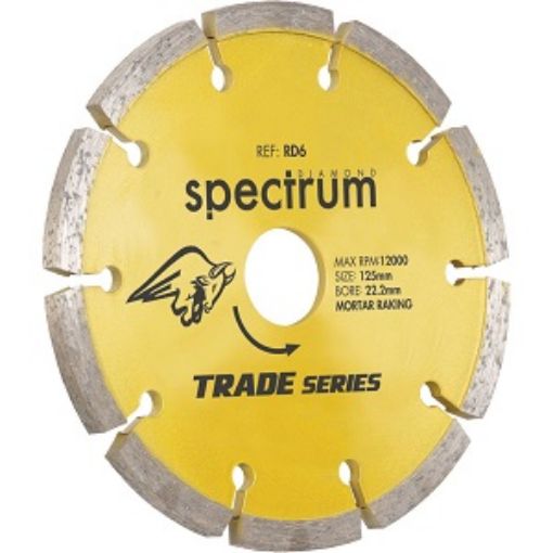 Picture of Spectrum Plus RD6 Mortar Rake Diamond Blade 115/22mm
