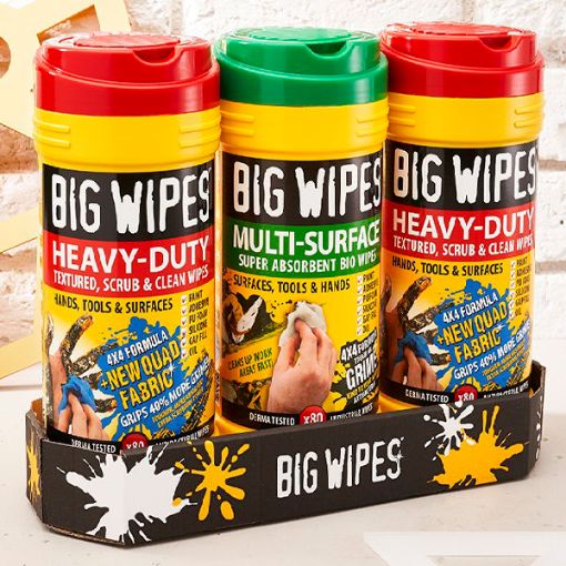 Picture of Big Wipes Triple Pack of Hand Wipes