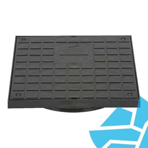 Picture of Underground 280mm B2802 Dia. Shallow Access Chamber Square Double Seal Lid (Pedestrian)