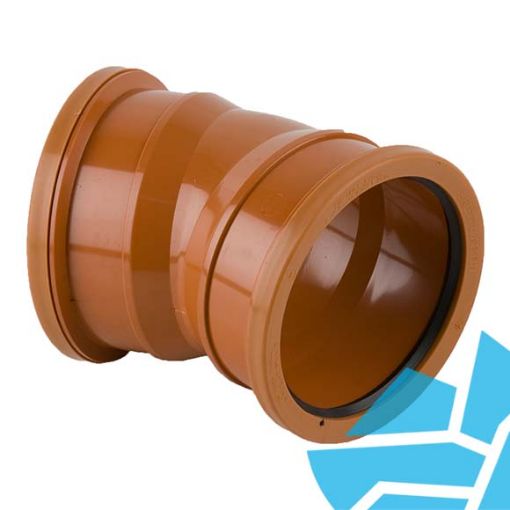 Picture of Underground 110mm x 22½° B4051 Double Socket Bend