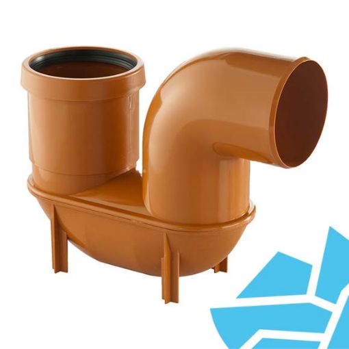 Picture of Underground 110mm B1300 Low Level P Trap Gully