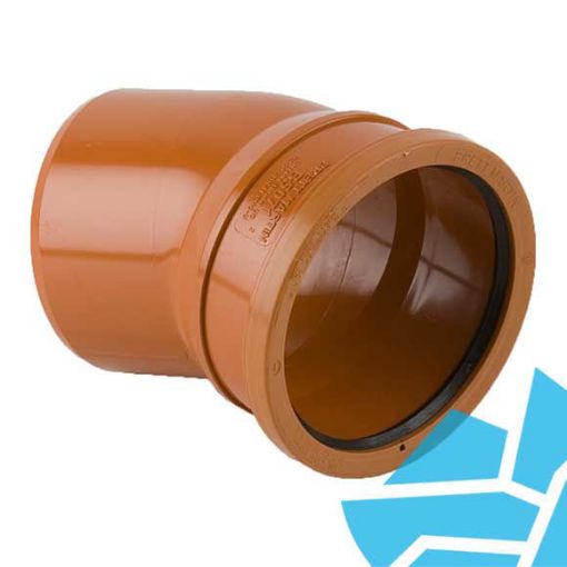 Picture of Underground 110mm x 22 ½° B5071 Single Socket Bend