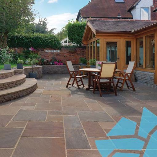 Picture of Pavestone Classic Sandstone 20.70m2 Project Pack 20mm Calibrated Raj Blend