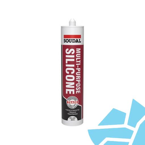 Picture of Soudal Multi-Purpose Silicone 270ml Brilliant White
