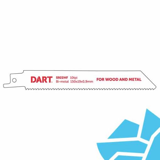 Picture of DART S922HF Metal Cutting Reciprocating Blade Pk 5 