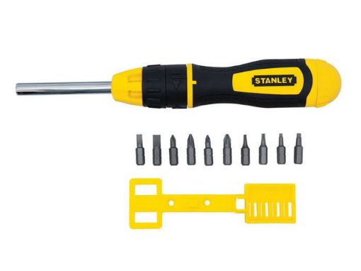 Picture of Stanley Multibit Ratchet Screwdriver & 10 Bits (Reduced to Clear)