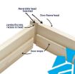 Picture of 32x115 (27.5x108mm) Door Lining Set 2'6/2'9 inc.stops FSC