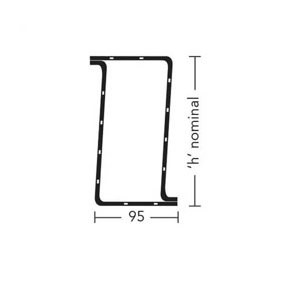 Keystone BOX/K 100 2400mm Box Lintel | Rose Building Supplies